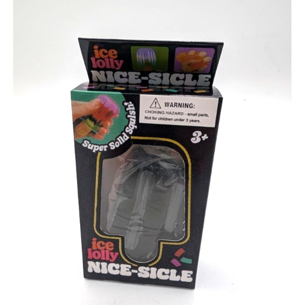 Nee Ice Cream Lolly Nice-Sicle Squeezable Stress Reliever Sensory Toy ADHD BOXED
